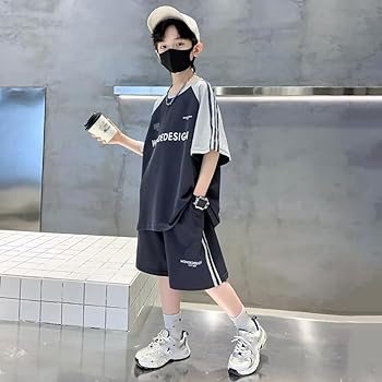Amazon | [OUBINEWER] 男の子 夏服 2点セット ボーイズ 子供服